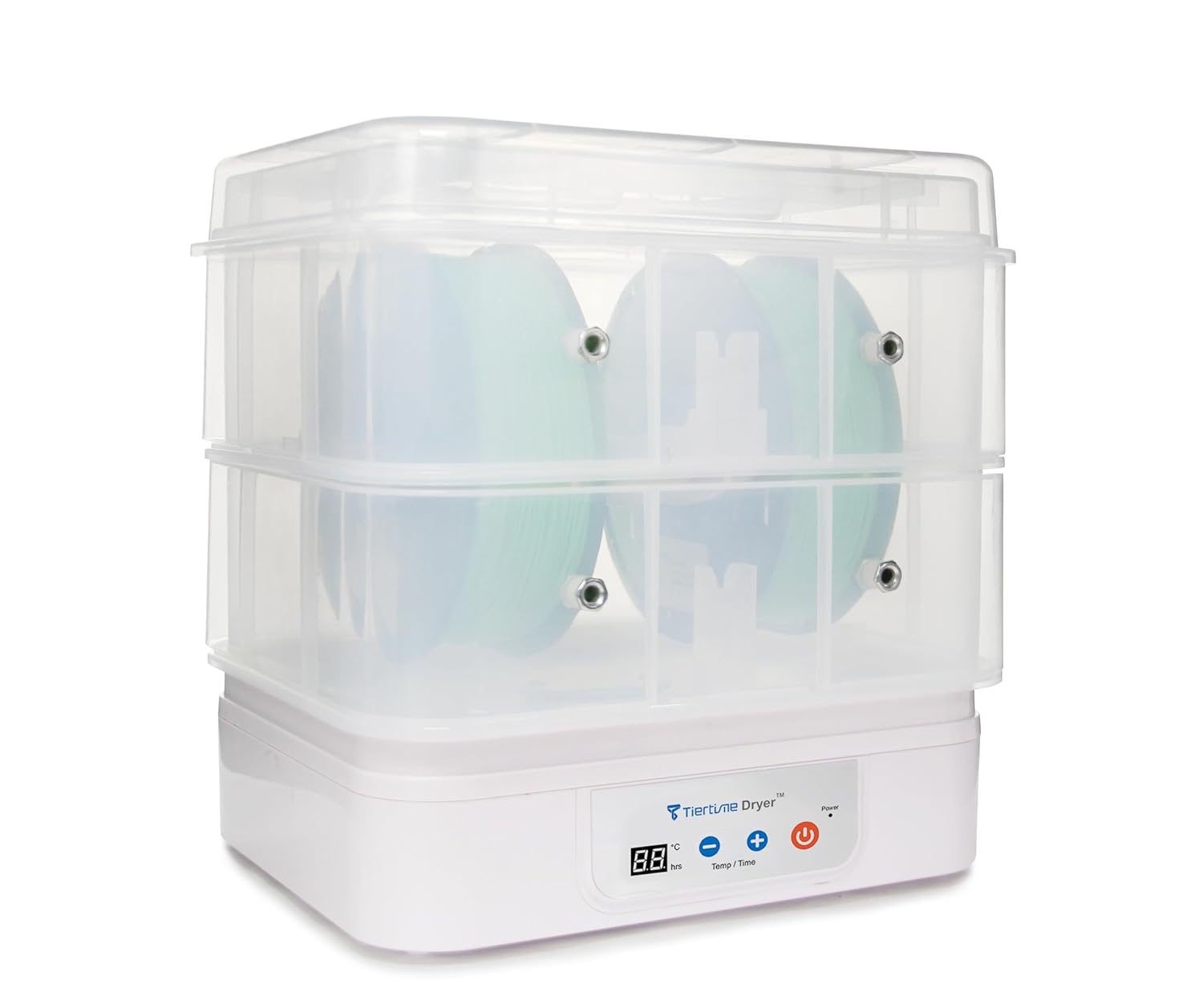 TIERTIME 3D Printing Filament Dryer, Filament Moisture Remover for 1.75mm and 3mm Diameter Filaments, Digital Temperature Control
