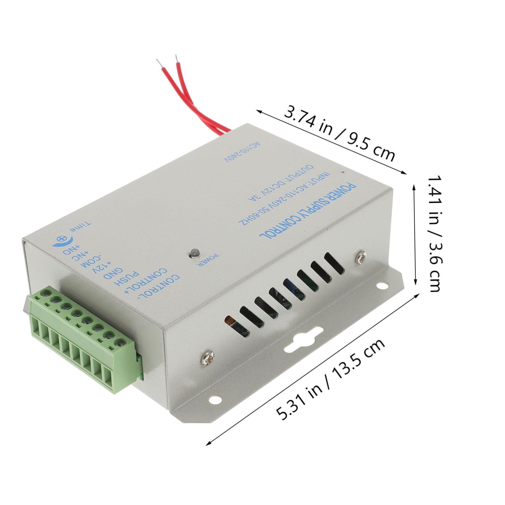 BRIGHTFUFU Universal Voltage 12v 3a Power Supply for Door Access Control Compatible E/Access Controller