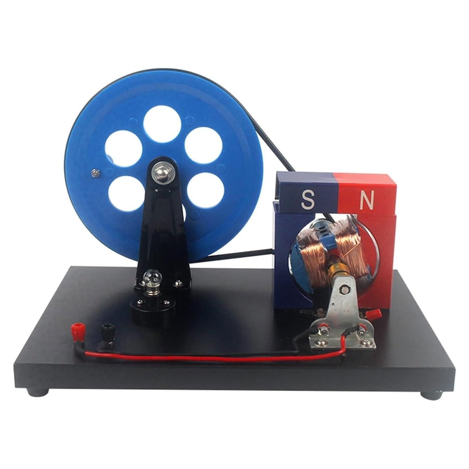 Handkurbel-Wechselstrom- und Gleichstromgeneratormodell Physik Faraday-Handkurbelgenerator Elektromagnetische Stromerzeugung Lehrinstrument Handkurbel-Wechselstrom- und Gleichstromgeneratoren