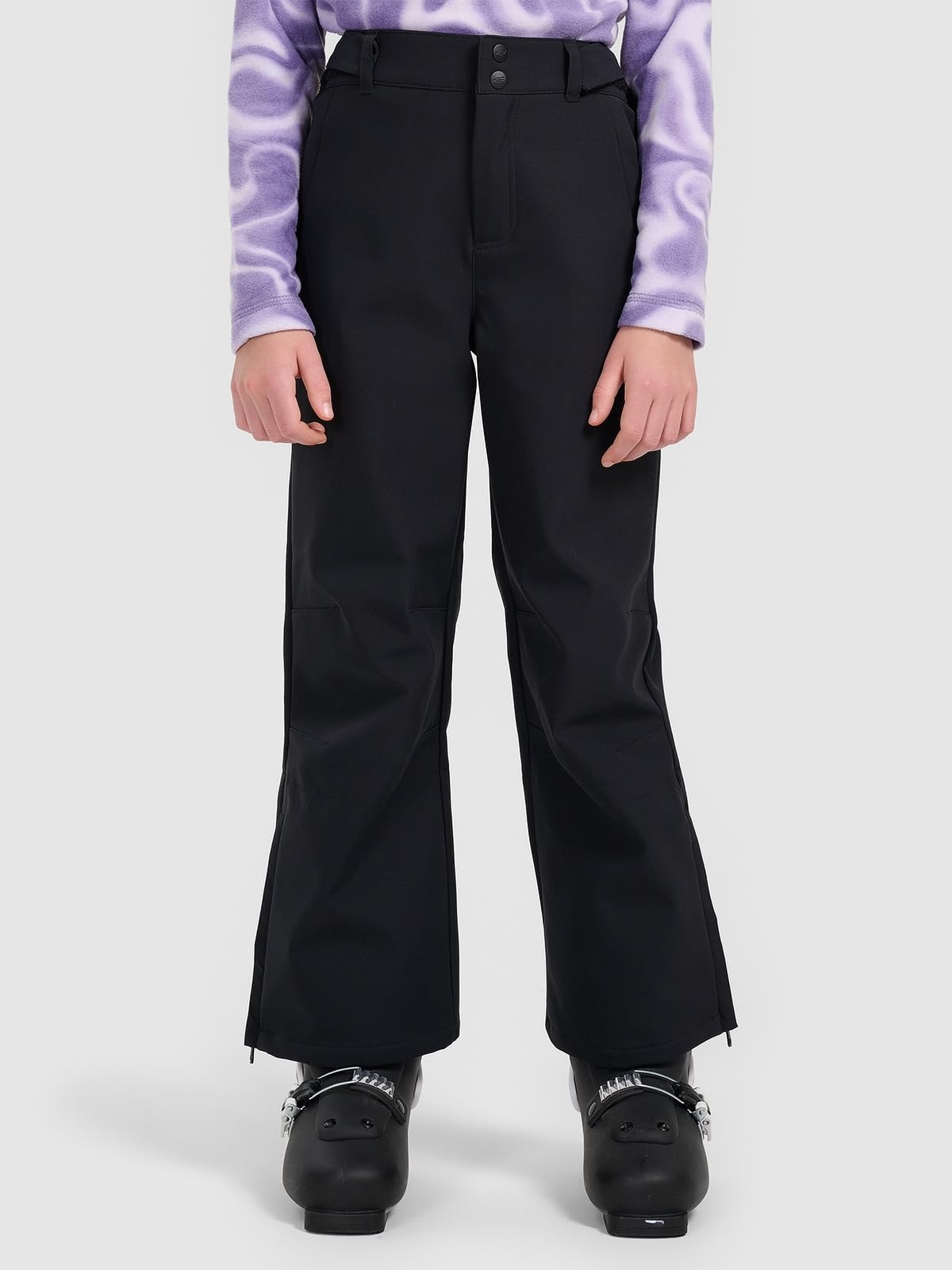 4F Spodnie narciarskie softshell membrana 5000 chłopięce