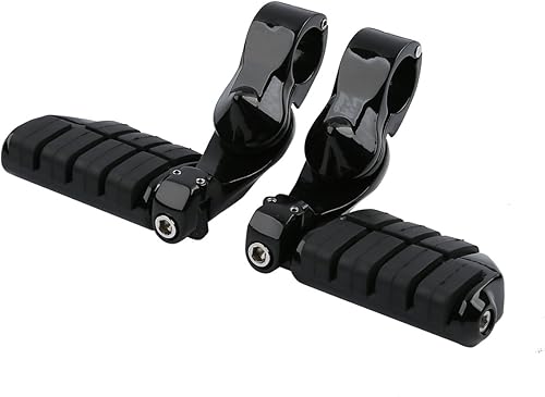 Miniatura 5 de TCMT Juego de estriberas cortas para motocicleta, juego de soporte para reposapiés para Harley Touring Road King Street Glide Road Glide Electra