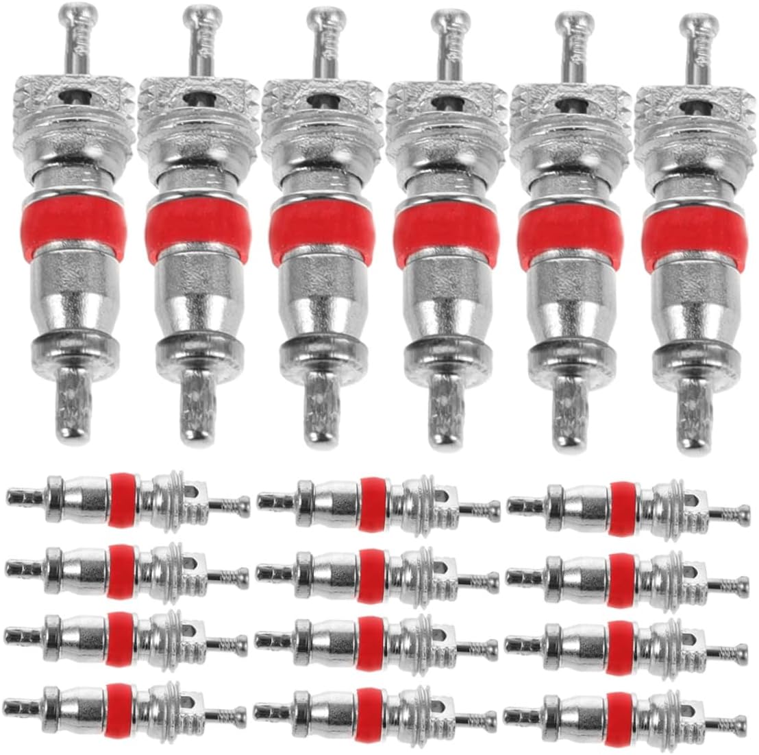 200pcs Tire Valve Stem Cores for Car Motorcycle Bicycle Easy Installation Leak Prevention Durable Stable Tire Pressure Maintenance Essential Motorcycle Repair Tool
