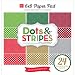 Echo Park Paper Company Dots & Stripes Christmas 6 x 6 Paper Pad