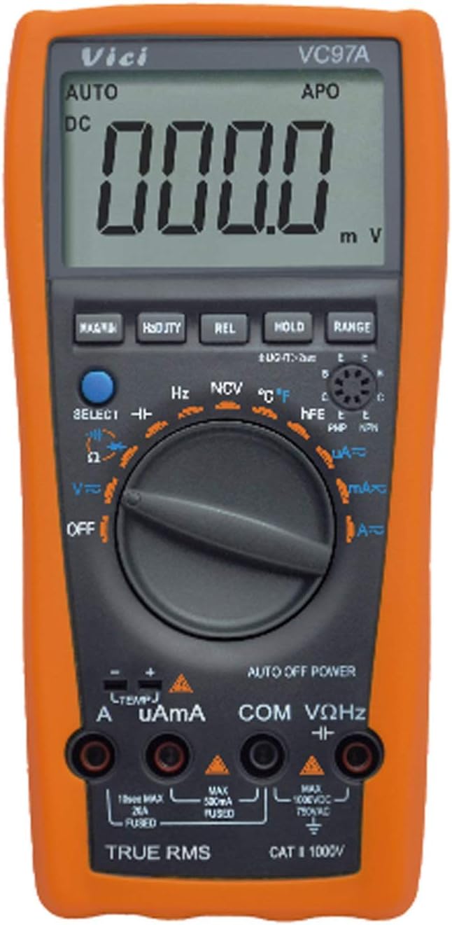 VC97A 3 3/4 Multi Tester Auto Range Digital Multimeter with TRMS