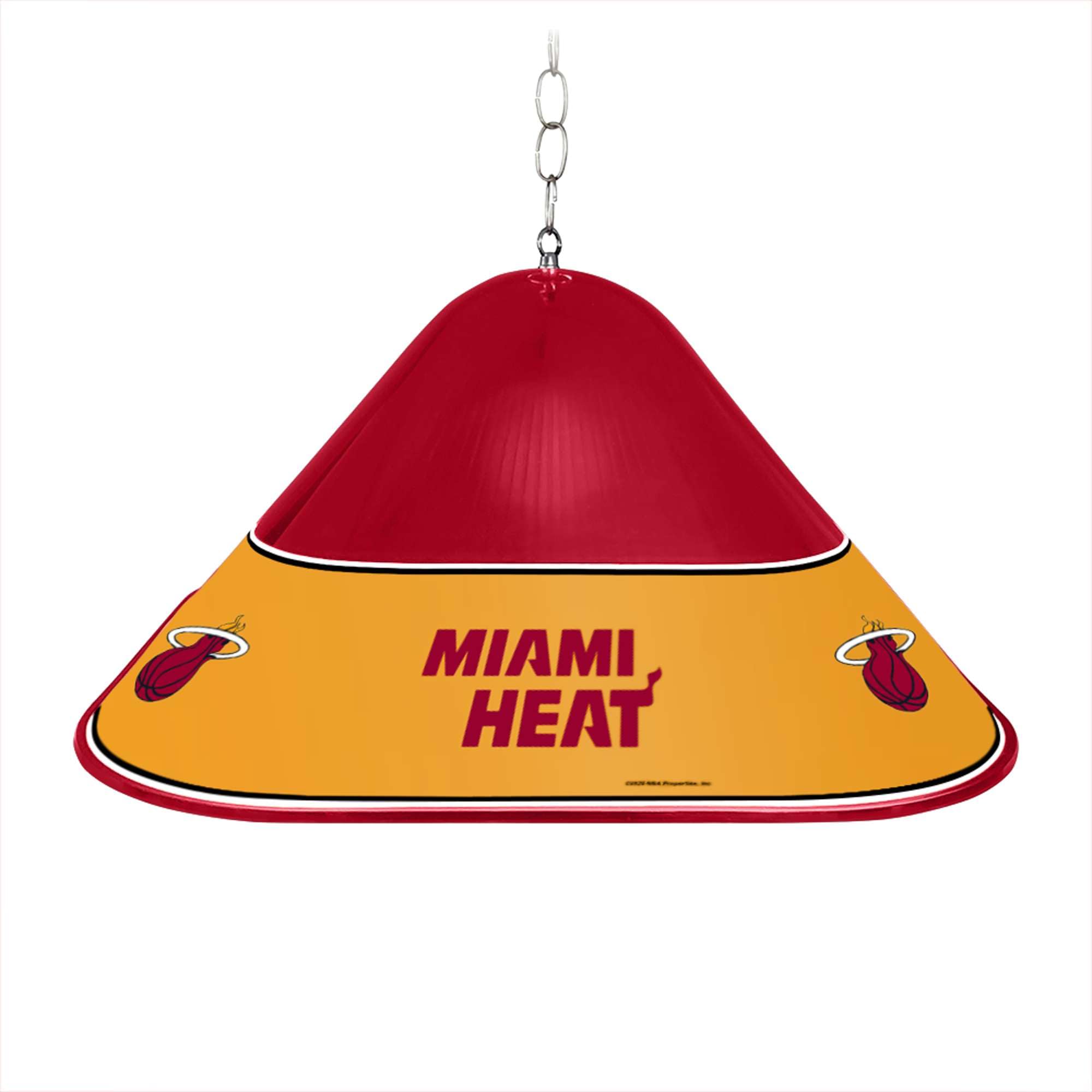 The Fan-Brand NBA Miami Heat: Game Table Light- Sports Decor for Home, Game Room, Fan Cave & Garage - USA Made