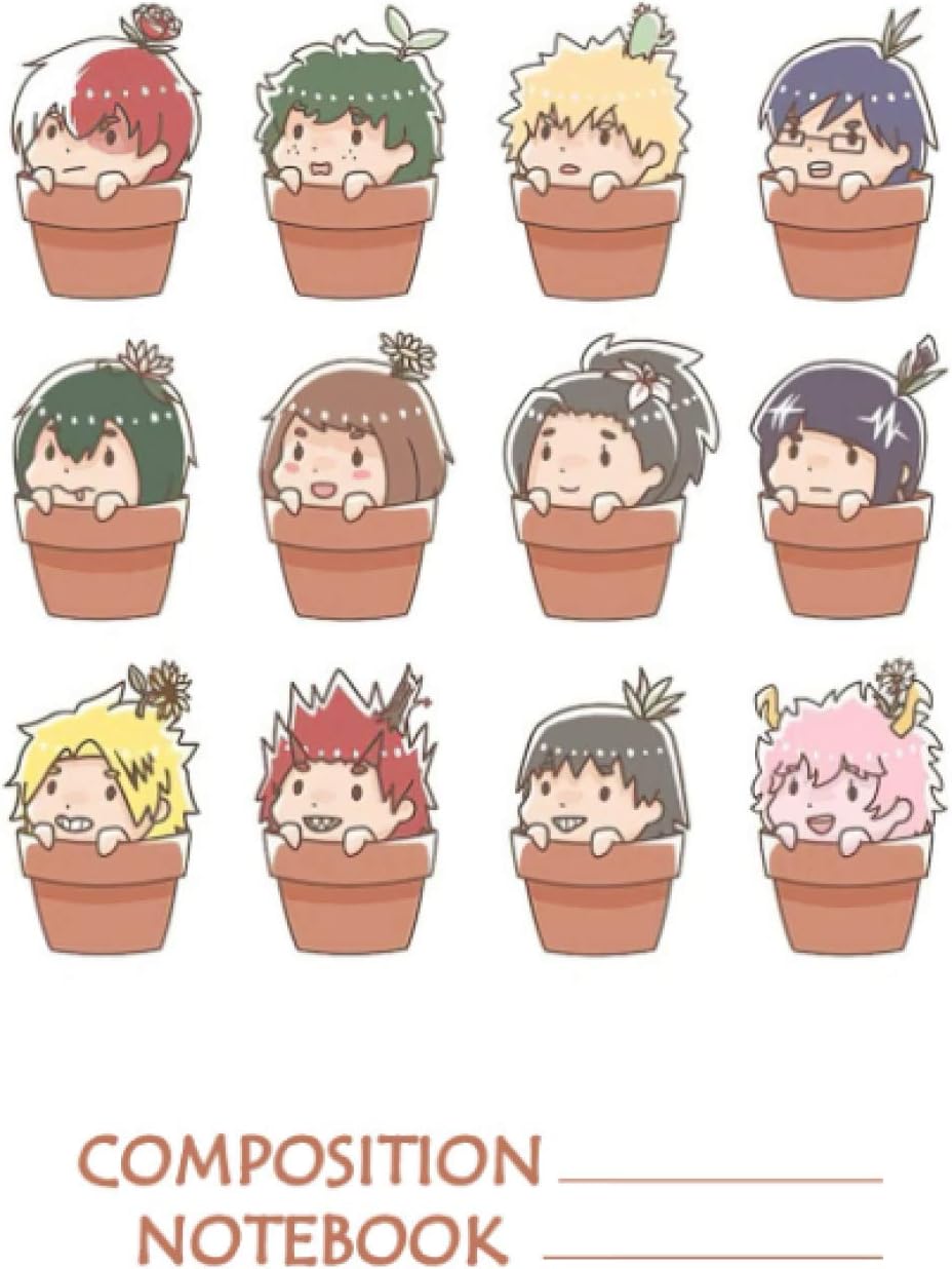 My Garden Academia Notebook: (110 Pages, Lined, 6 x 9)