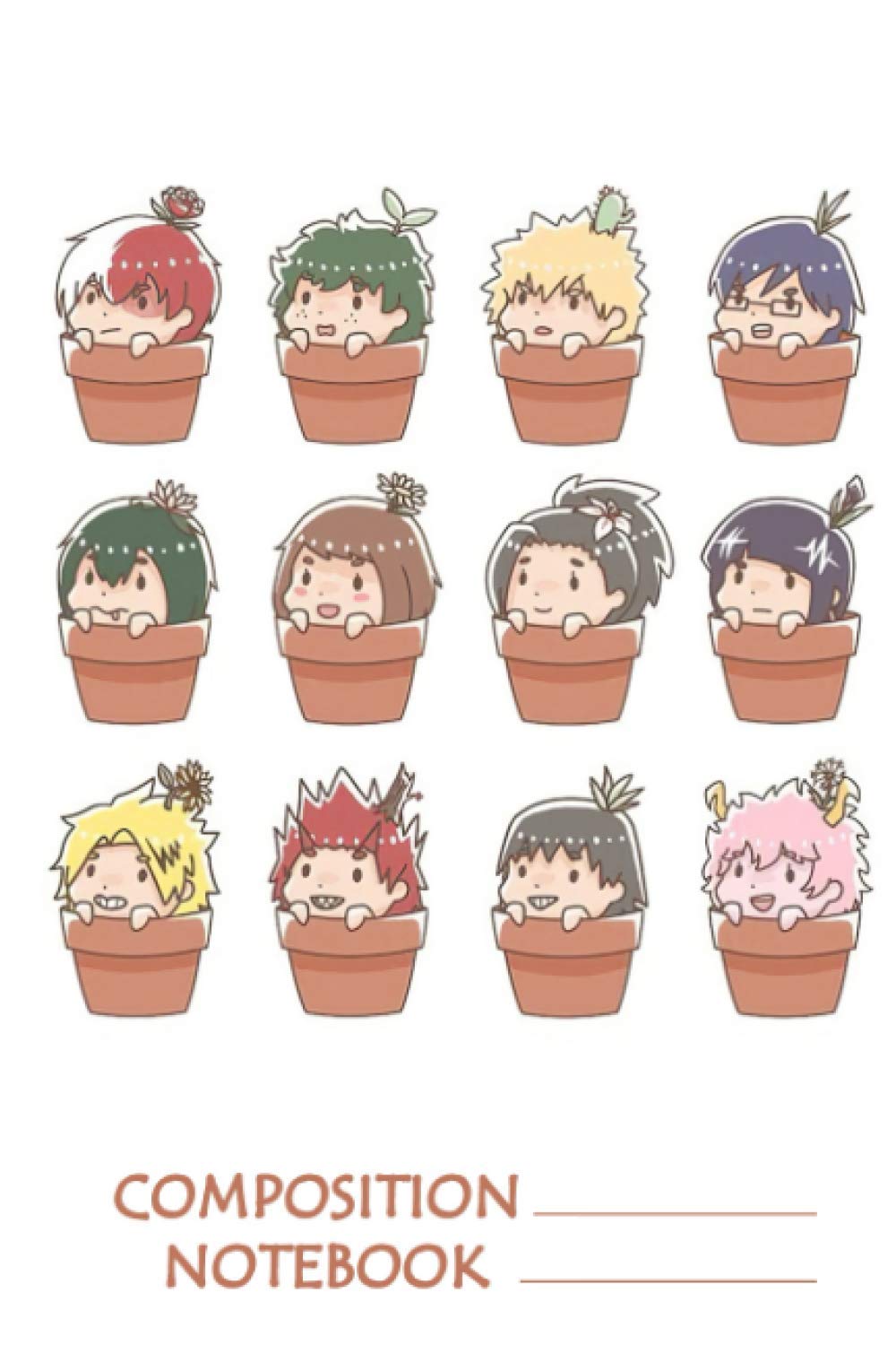 My Garden Academia Notebook: (110 Pages, Lined, 6 x 9)