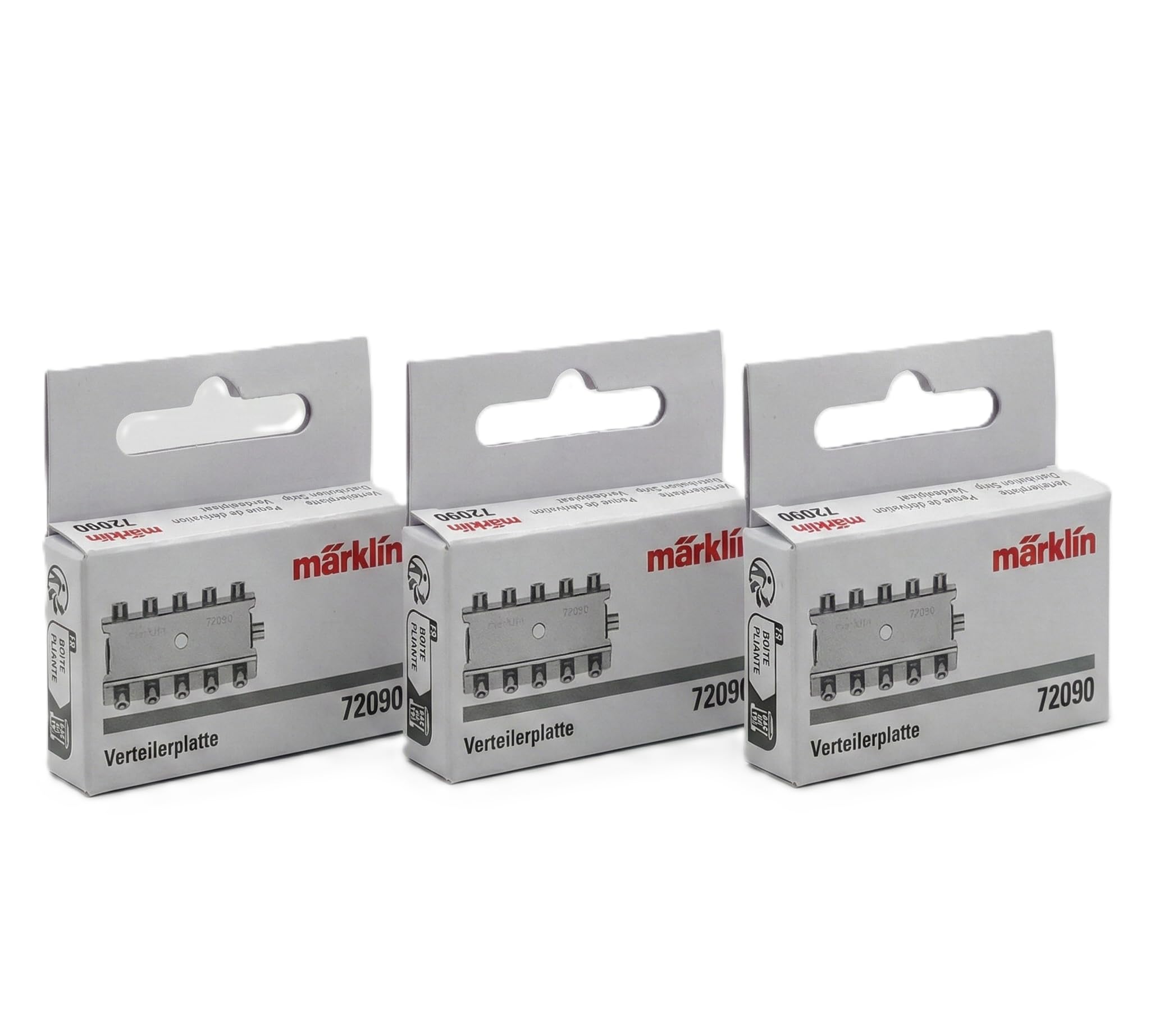 Märklin 72090 Lot de Plaques de Distribution pour Modélisme Ferroviaire H0 Z Trix – Répartiteur 11 Broches – Bundle Exclusif Iberplace avec Livret