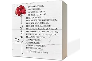 1 Corinthians 13:4-8 Wall Art