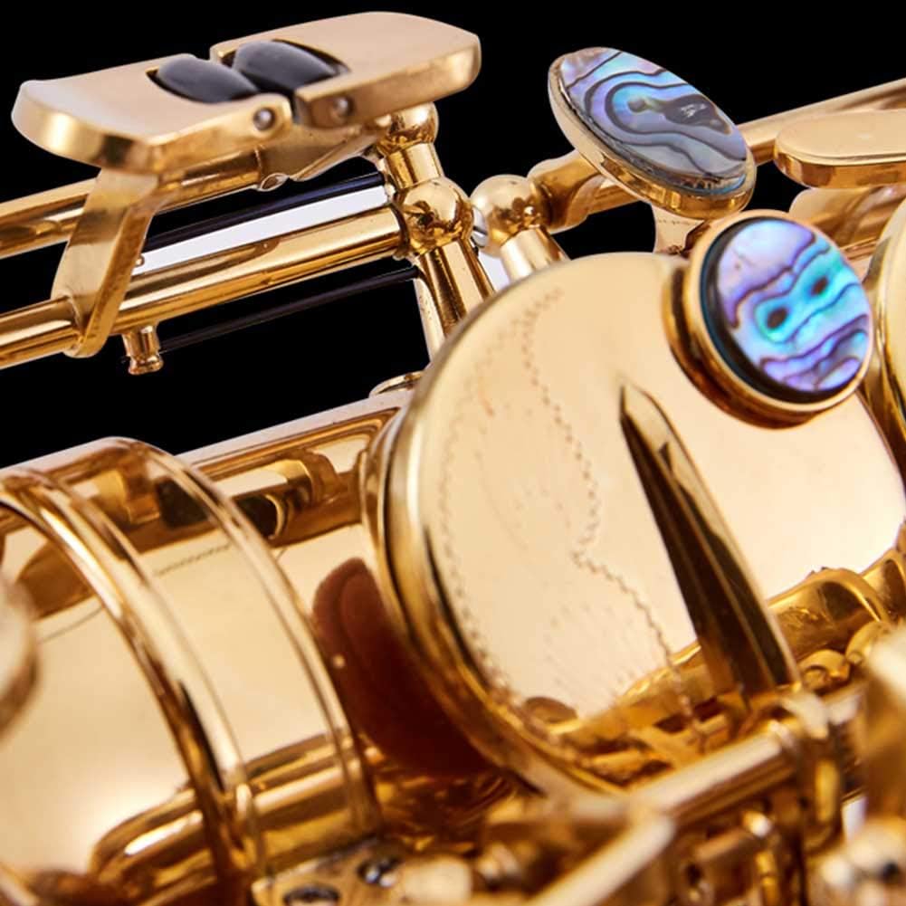 9pcs Sax Abalone Shell Key Buttons Saxophone Key Button for soprano, alto and tenor saxophones