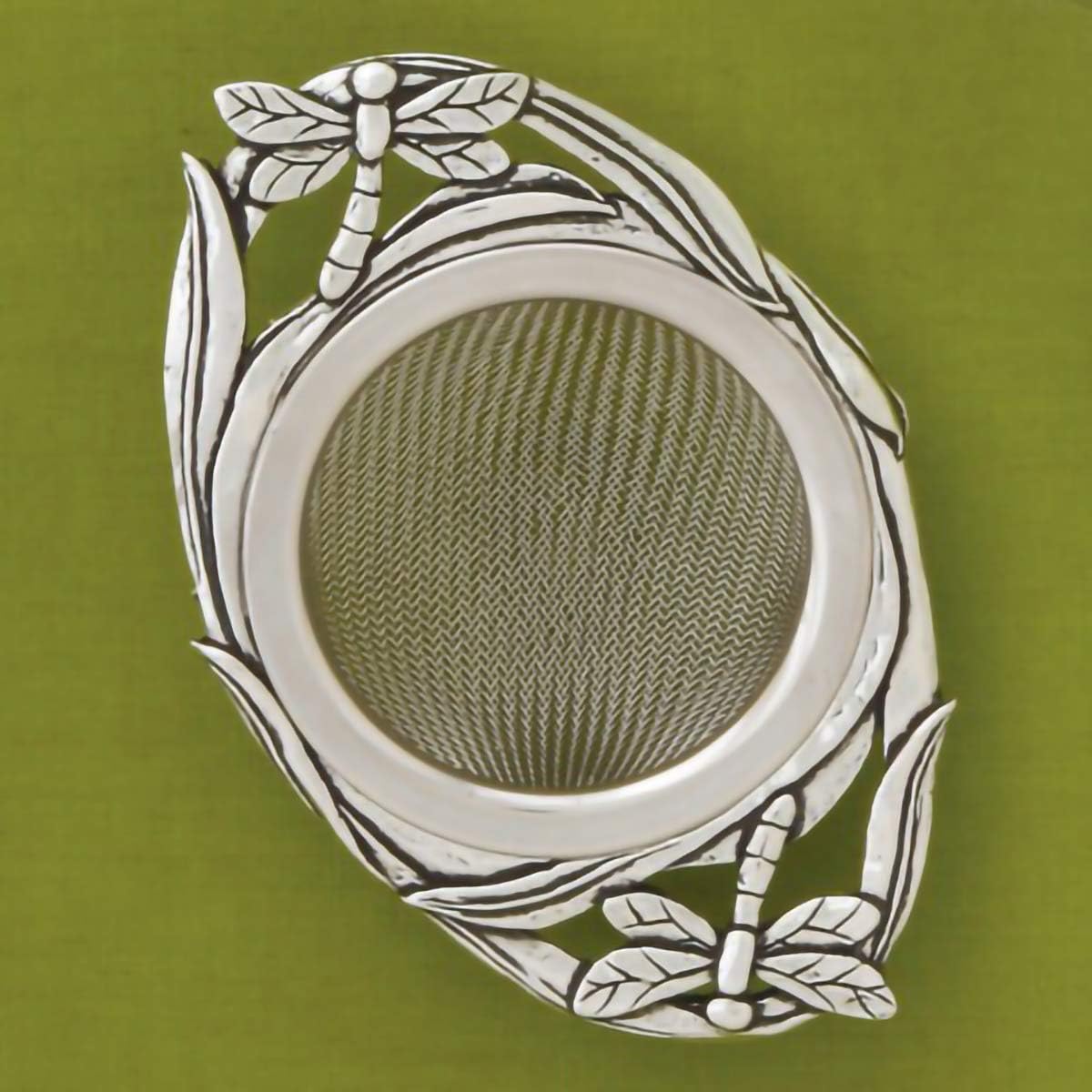 Basic Spirit Décor Tea Strainer - Dragonfly lover Gift, Unique Home Design Decoration for Cocktails, Herbs, Coffee & Drinks