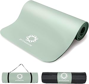 プリマソーレ ヨガマット 10mm トレーニングマット 抗菌 幅広