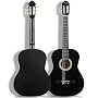 Black Classic Guitar with Guitar Strap , 2725215581905
