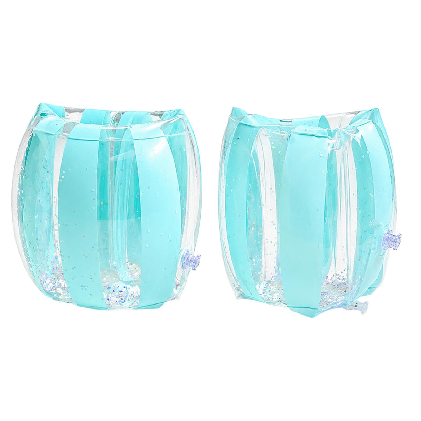 Swimming Armbands, Inflatable Buoyancy Aid, 1 Pair, Floatation Water Wings, Kids Adult Floats, Adjustable Secure Seal, for Swimming Lessons, Summer Pool Fun, Beach Activities