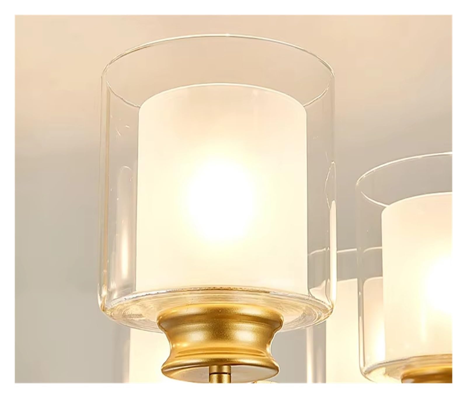 Lampa Wisząca W Stylu Vintage Do Jadalni, Kuchni, Domu, Domu Wiejskiego, Dekoracji Wnętrz, Nowoczesnego, Długiego Stołu, Żyrandola Z Kutego Żelaza, Oświetlenia Wewn,Cool White-Gold - 4 heads