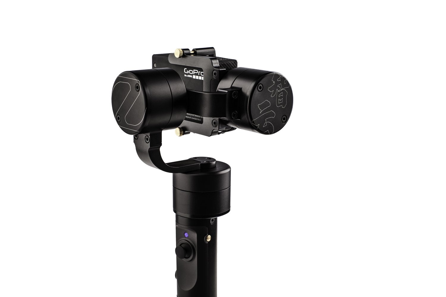 Zhiyun Evolution - Stabilizzatore cardanico a 3 assi per fotocamere d'azione, colore: Nero