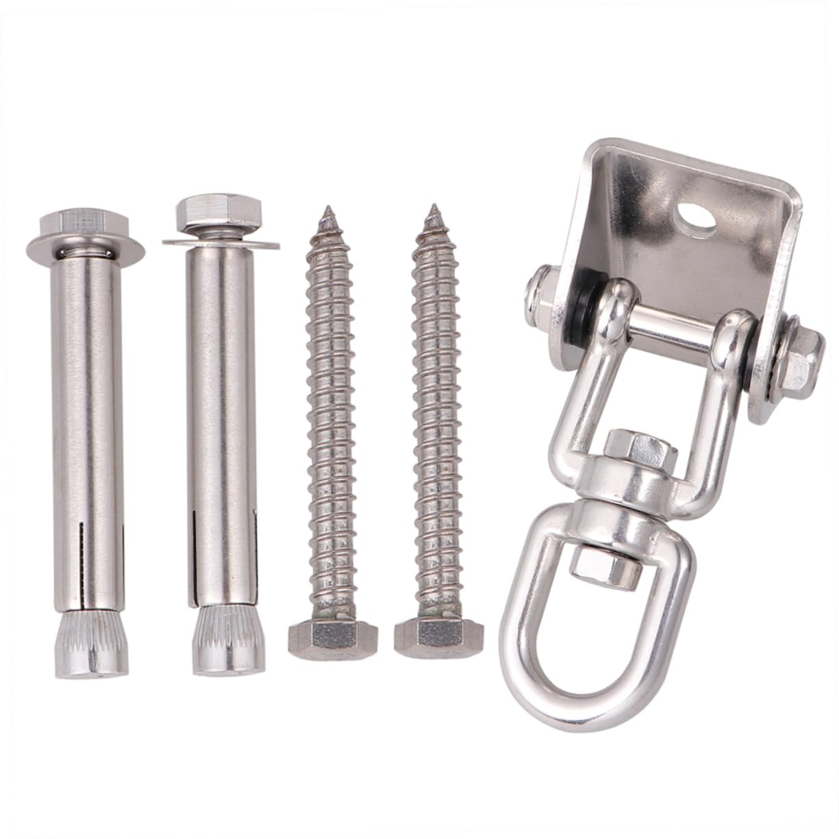 Levemolo Swing Fixed Hook 1 Set of Stainless Steel Hooks for Ceiling Wall Mounting Hammock Swing Accessories