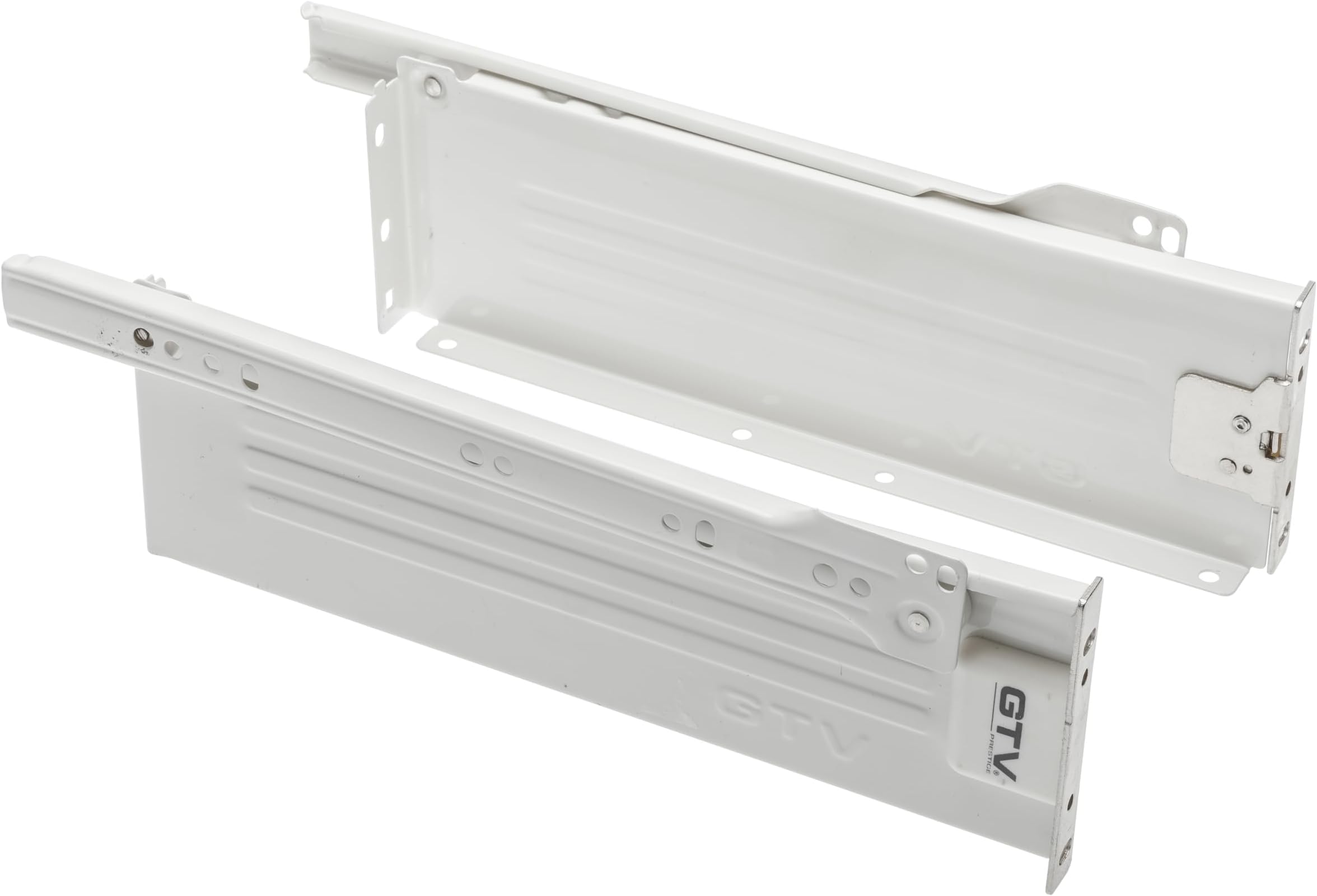 GTVDrawer, Steel, White