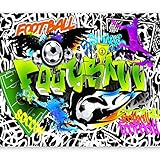 GESAMTFORMAT: ca. 400x280 cm (BxH) - 8 Streifen direkter HD-Druck auf deutschem Vlies-Material. Montageanleitung dabei