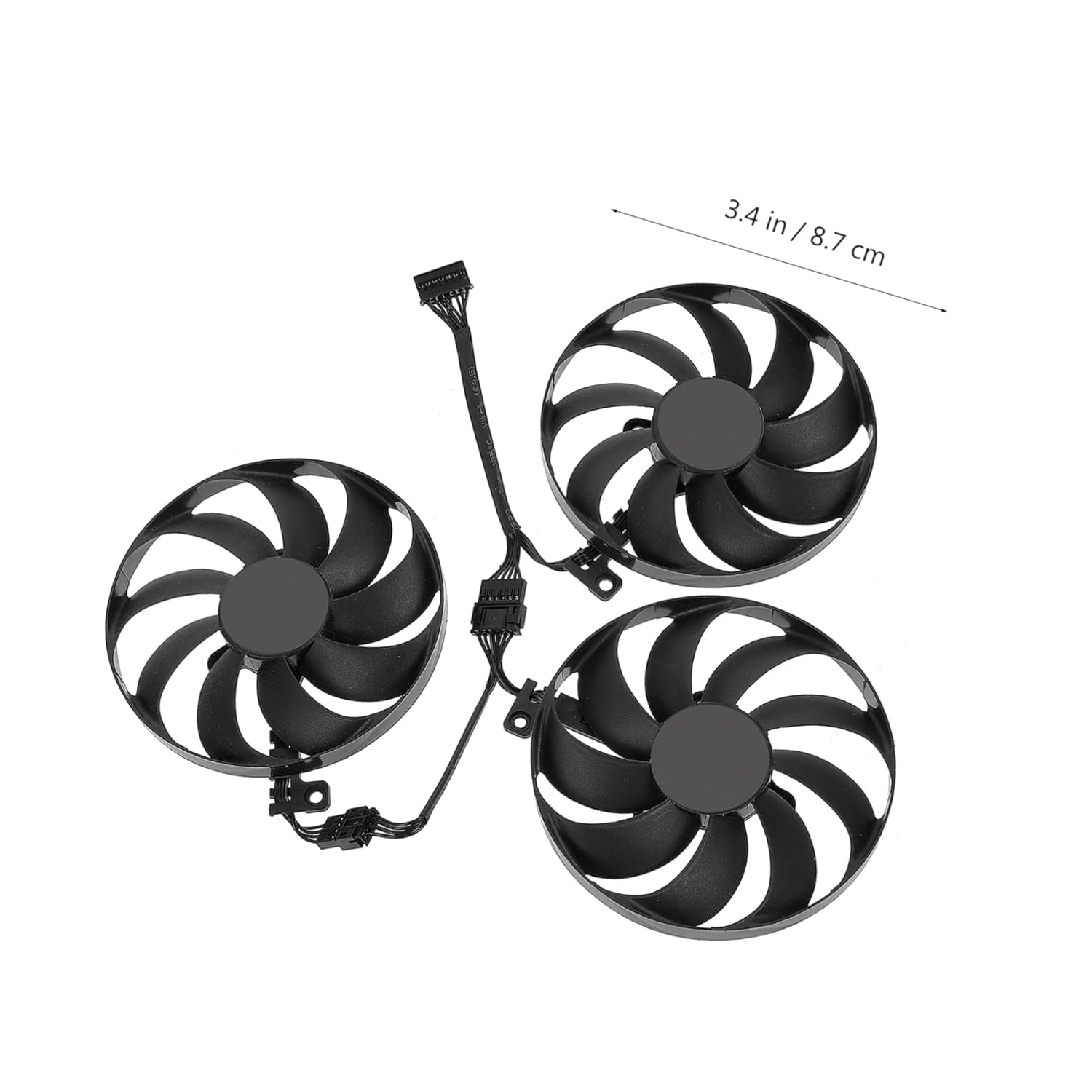 POPETPOP 2sets Gpu Cooler Cfud Graphics Card Cooling Fan for Ti Heat Dissipation Performance