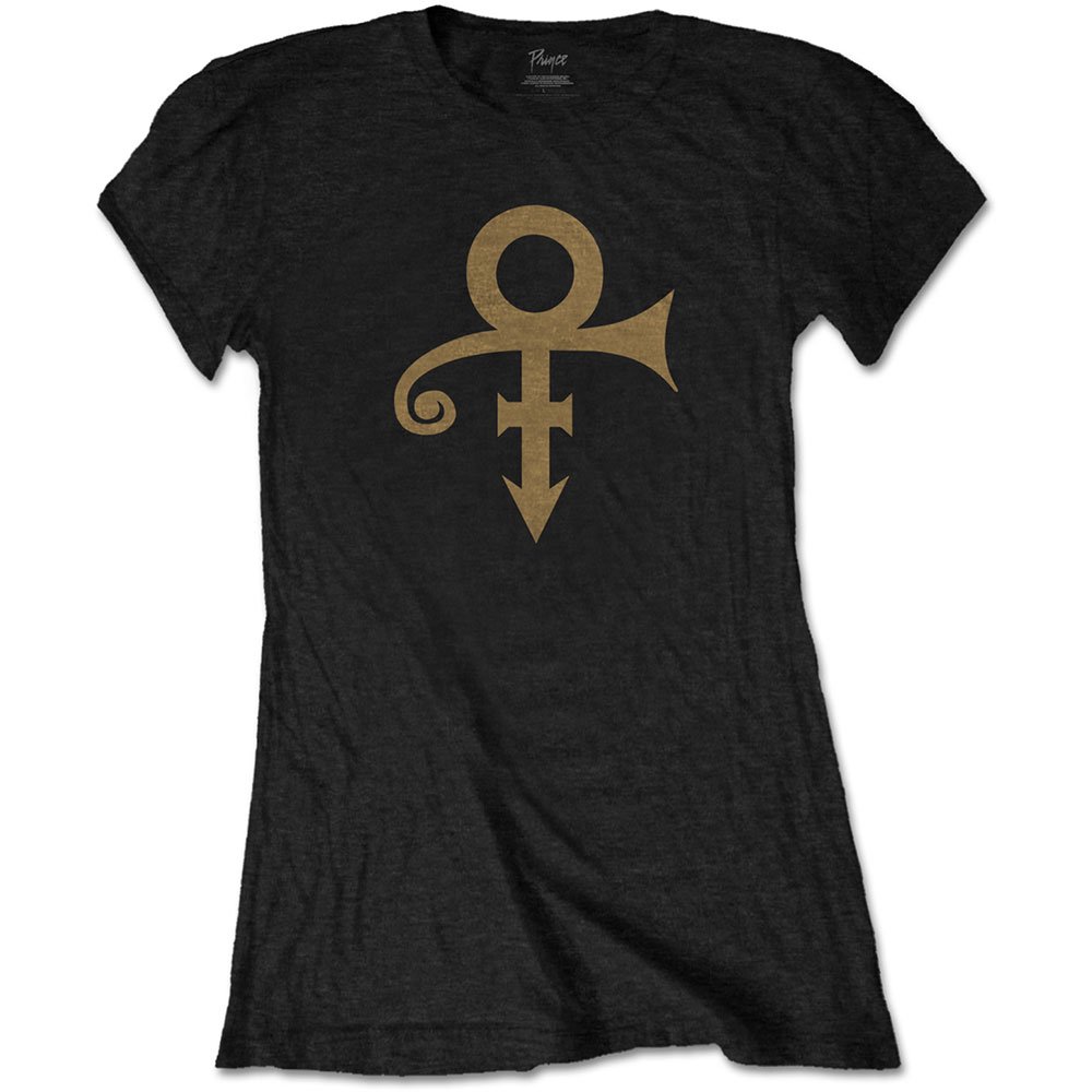 Prince Women's Symbol T-Shirt, Black (Black Black), 14 (Size:X-Large)