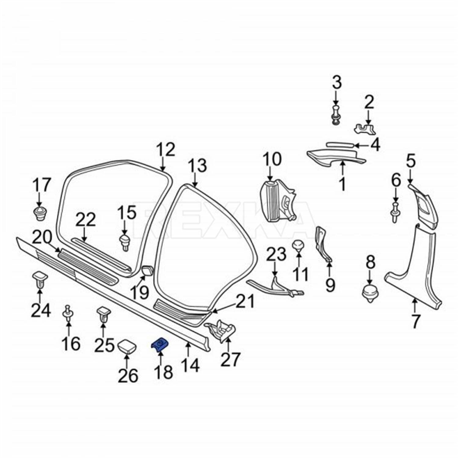 80-tlg Befestigung Clips Seitenschweller Niete Für BMW E36 E46 E90 51711932996