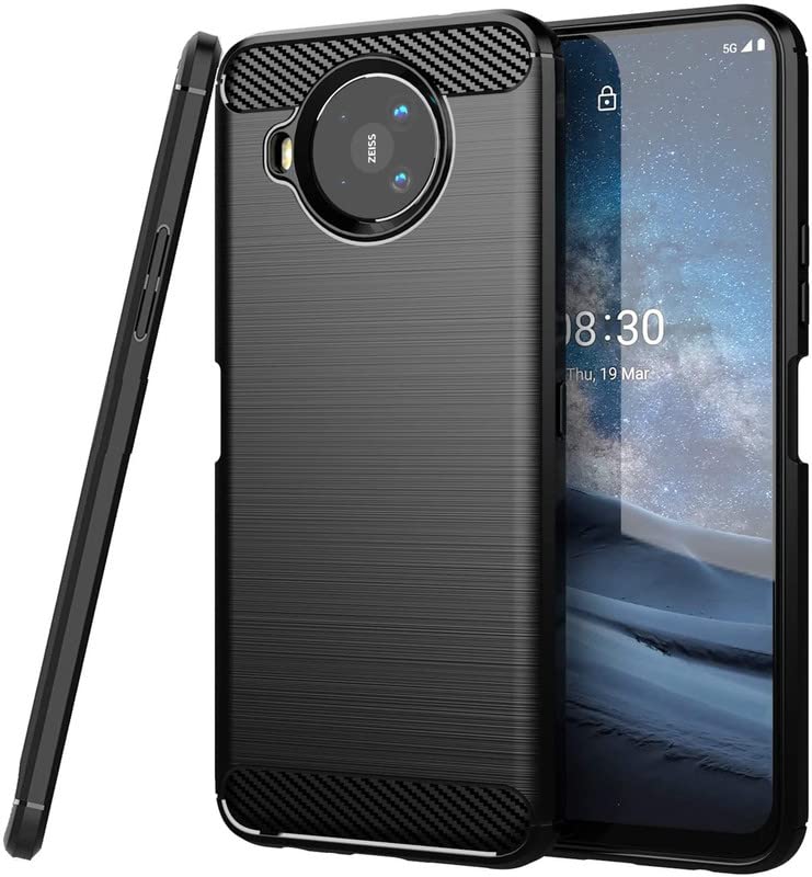 See full amazon price history chart for Helix Carbon Fiber Ultra Slim Silicone Shockproof Hybrid Case Back Cover for Nokia 8.3 5G 6.81" - Black Helix Carbon Fiber Ultra Slim Silicone Shockproof Hybrid Case Back Cover for Nokia 8.3 5G 6.81" - Black (B09ZVDQKGQ) Amazon Price History, Amazon Price Tracker