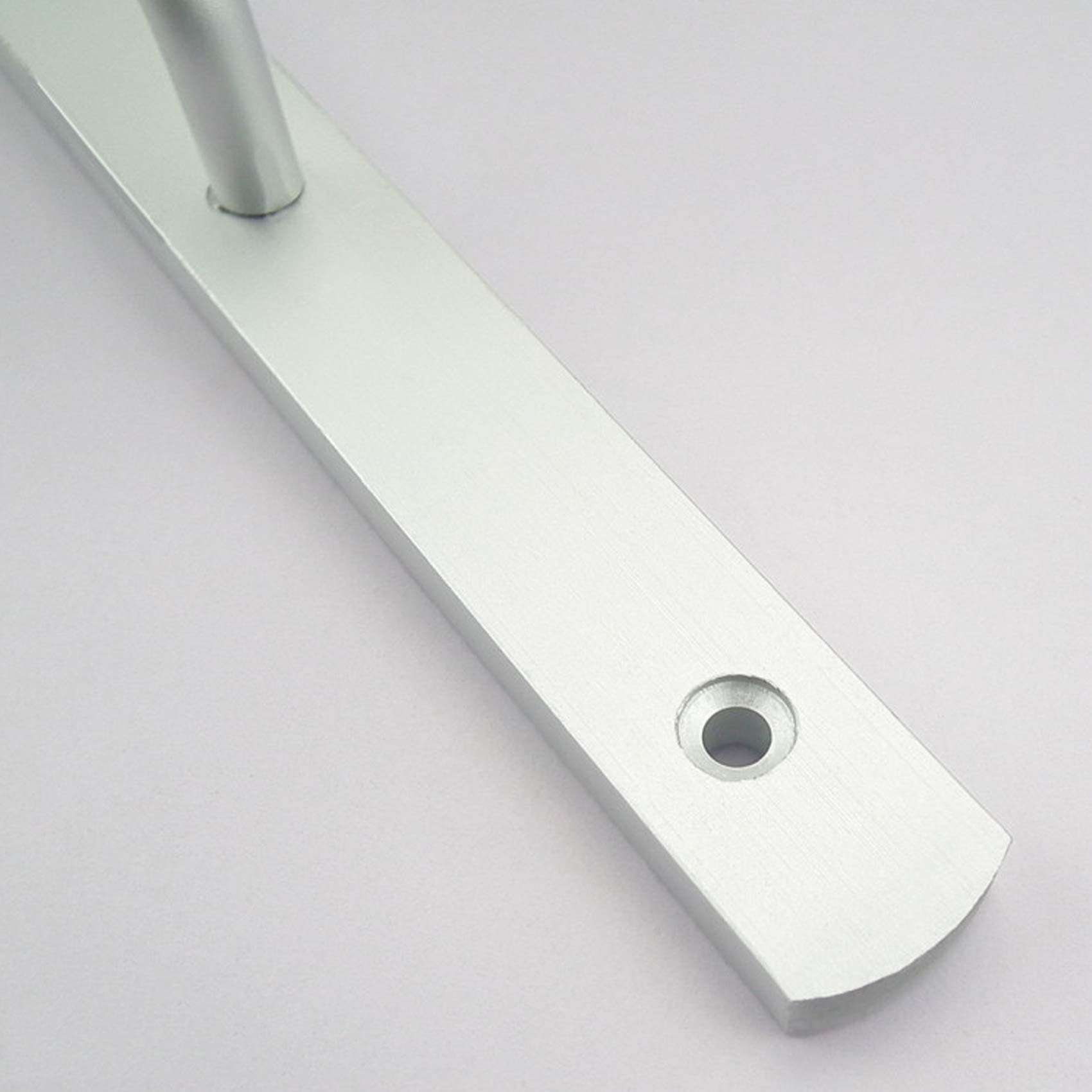 Staffe per mensole in acciaio inox, supporto per mensole da appendere a parete, staffa per mensole in lega di alluminio solida da 2 pezzi, supporto angolare triangolare, supporto per mensole da appe