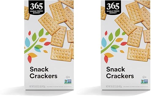 Miniatura 5 de 365 by Whole Foods Market, Galletas de snack con sabor natural a mantequilla, 16 onzas