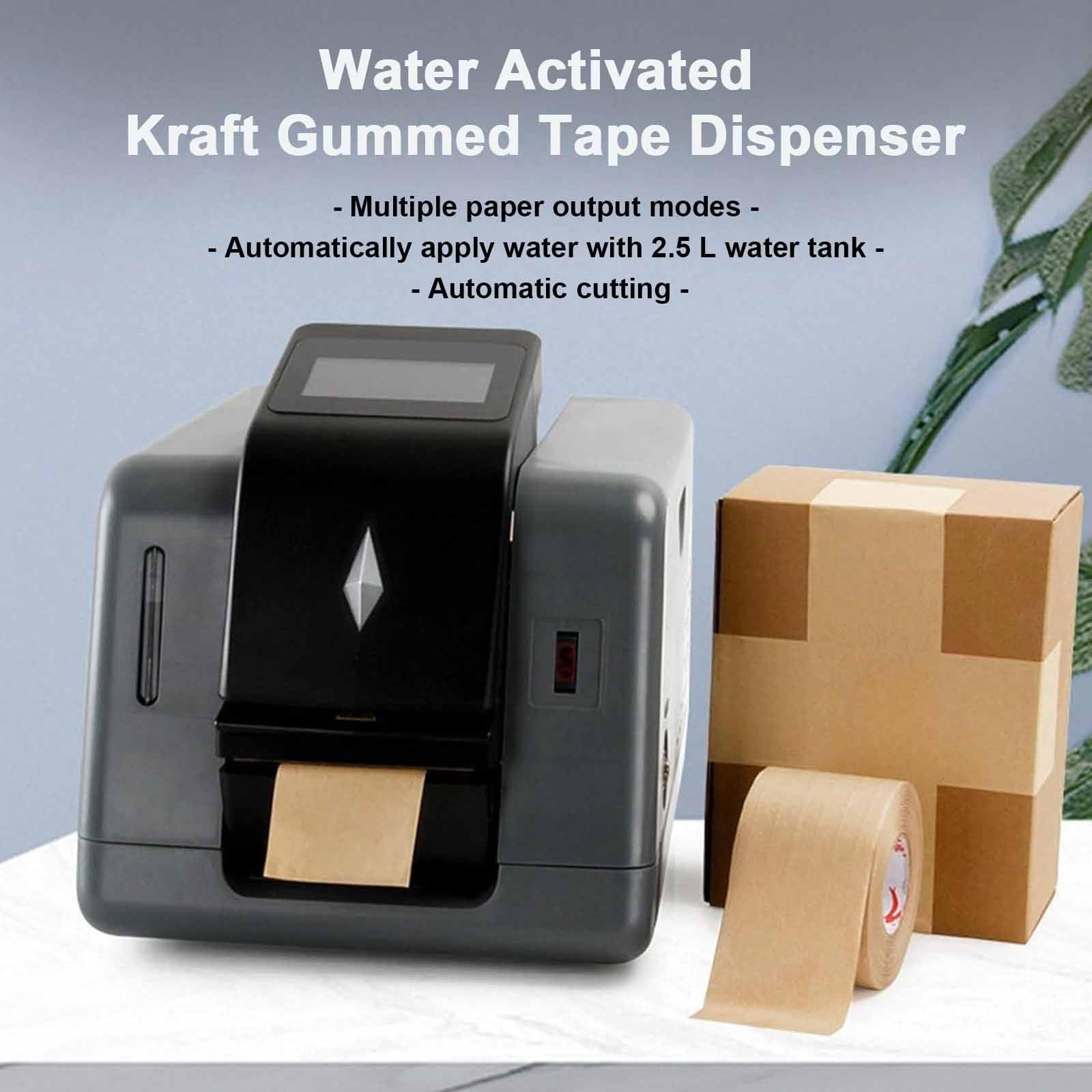 Distributore Automatico di Nastro Attivato Dall'acqua, Macchina per Il Taglio del Nastro Gommato in Carta Kraft, con modalità di Rilevamento del Grilletto, velocità di Taglio 40 M/Min
