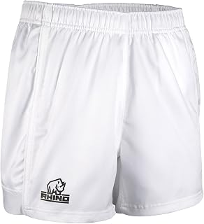 Rhino Kids Auckland Shorts - Black, Navy or White - White - SB