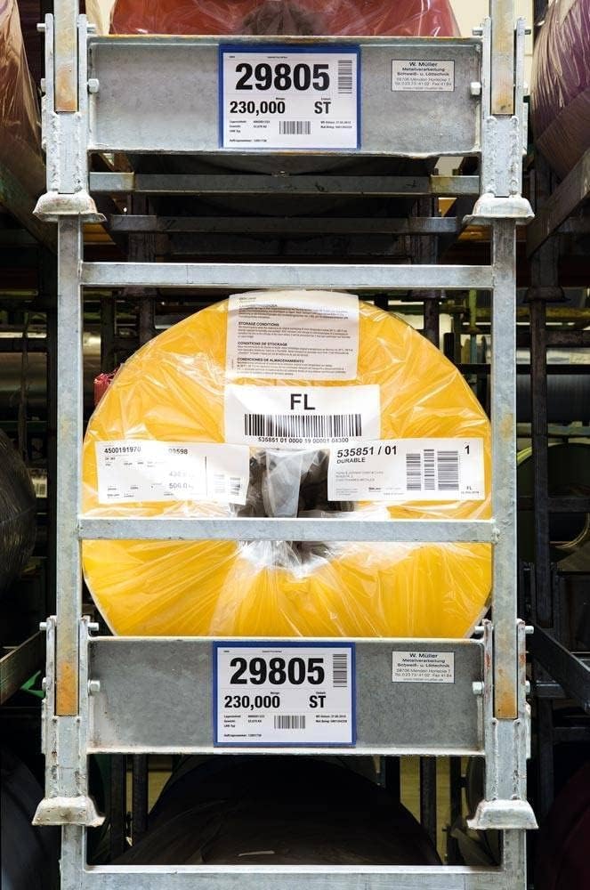 Durable Kennzeichnungstasche (A4 quer) Packung à 50 Stück blau, 174507