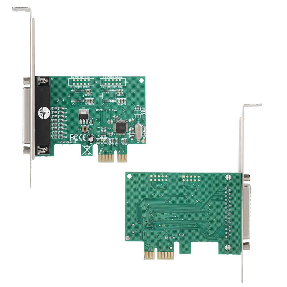 PCIe Parallel Port Adapter - DB25 Printer Converter -4