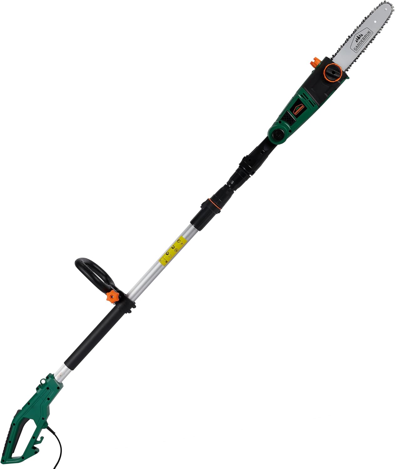 Gardebruk Motosierra eléctrica de 750 W longitud de corte de 26 cm Aluminio cadena calidad Oregon velocidad 9 m/s jardinería
