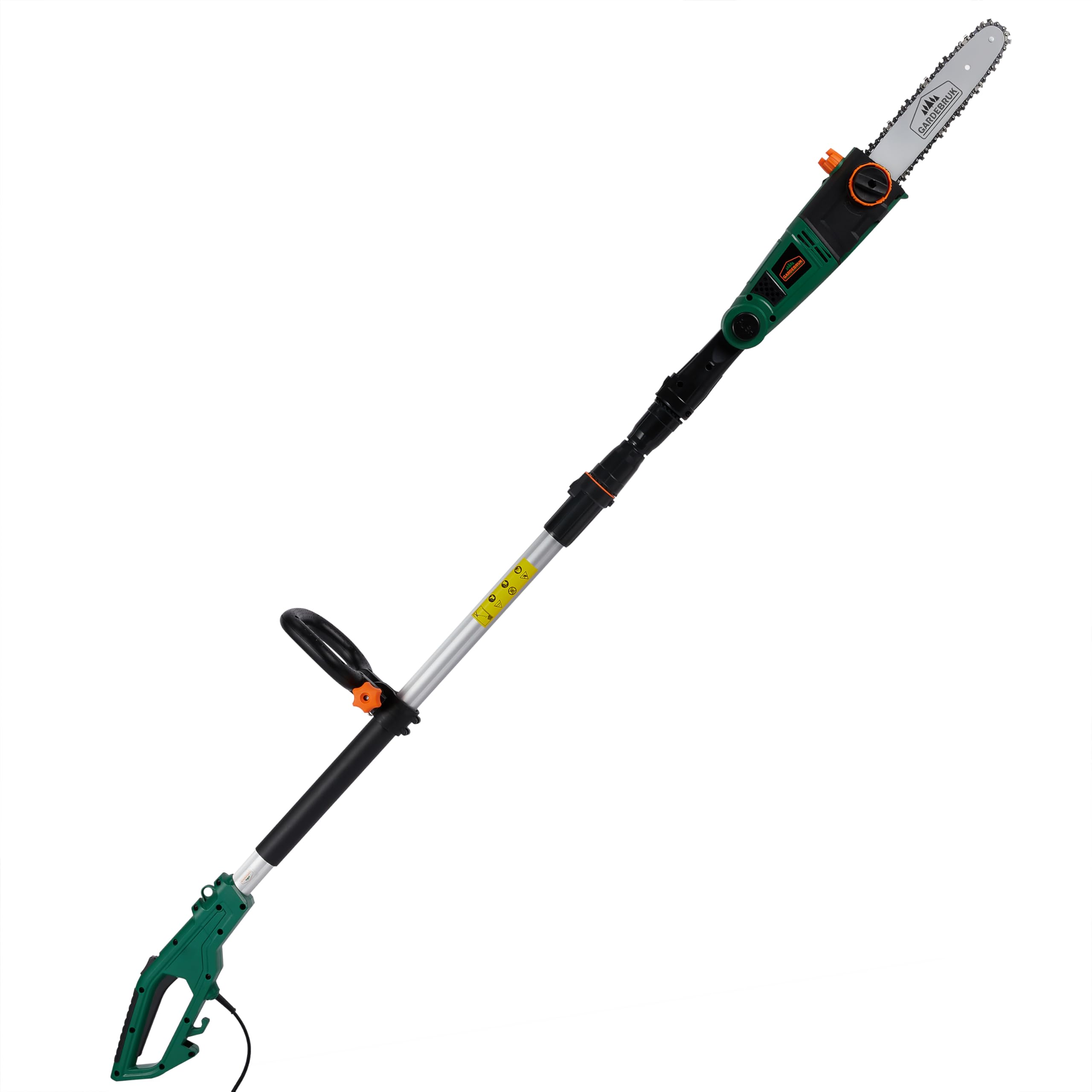 Gardebruk Motosierra eléctrica de 750 W longitud de corte de 26 cm Aluminio cadena calidad Oregon velocidad 9 m/s jardinería