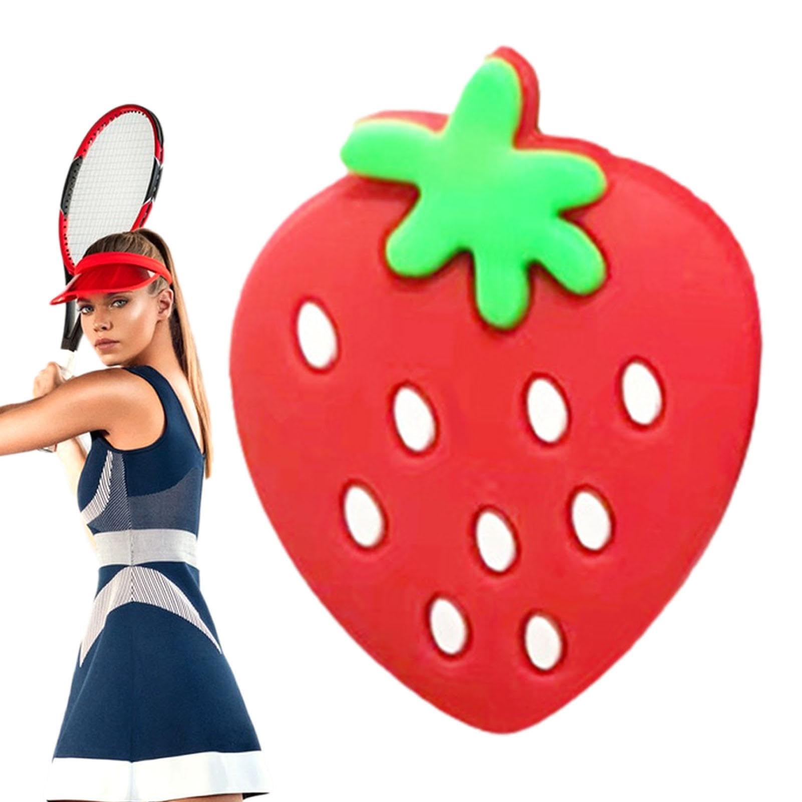 Lot De 8 Amortisseurs De Tennis En Silicone Forme Cœur - Réduction Vibrations Raquette, Pour Tennis Et Badminton, Design Fun - 9