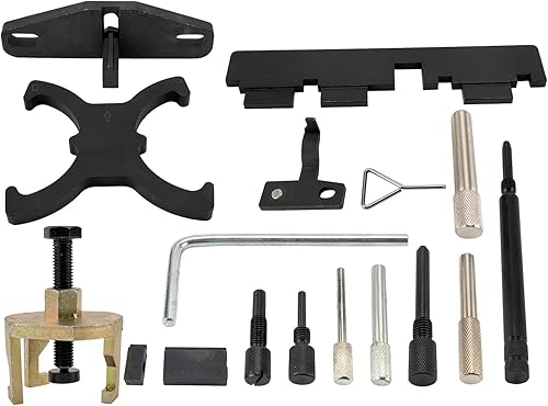 Miniatura 6 de PHILTOP Herramienta de sincronización de bloqueo de alineación del motor de tensión del árbol de levas compatible con Fiesta Focus Volvo Mazda 1.4