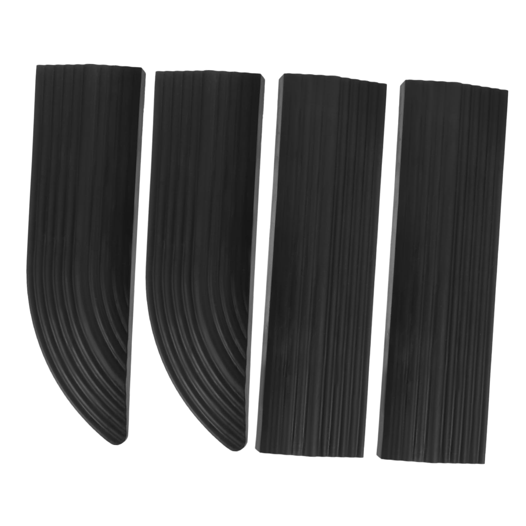 NOLITOY 1 Set Triangle pad ramp for Home Indoor Rubber Office ramp pad Indoor Threshold ramp pad ramp mat Threshold ramps Threshold Strip Climbing mat Stitching Robot Small Steps