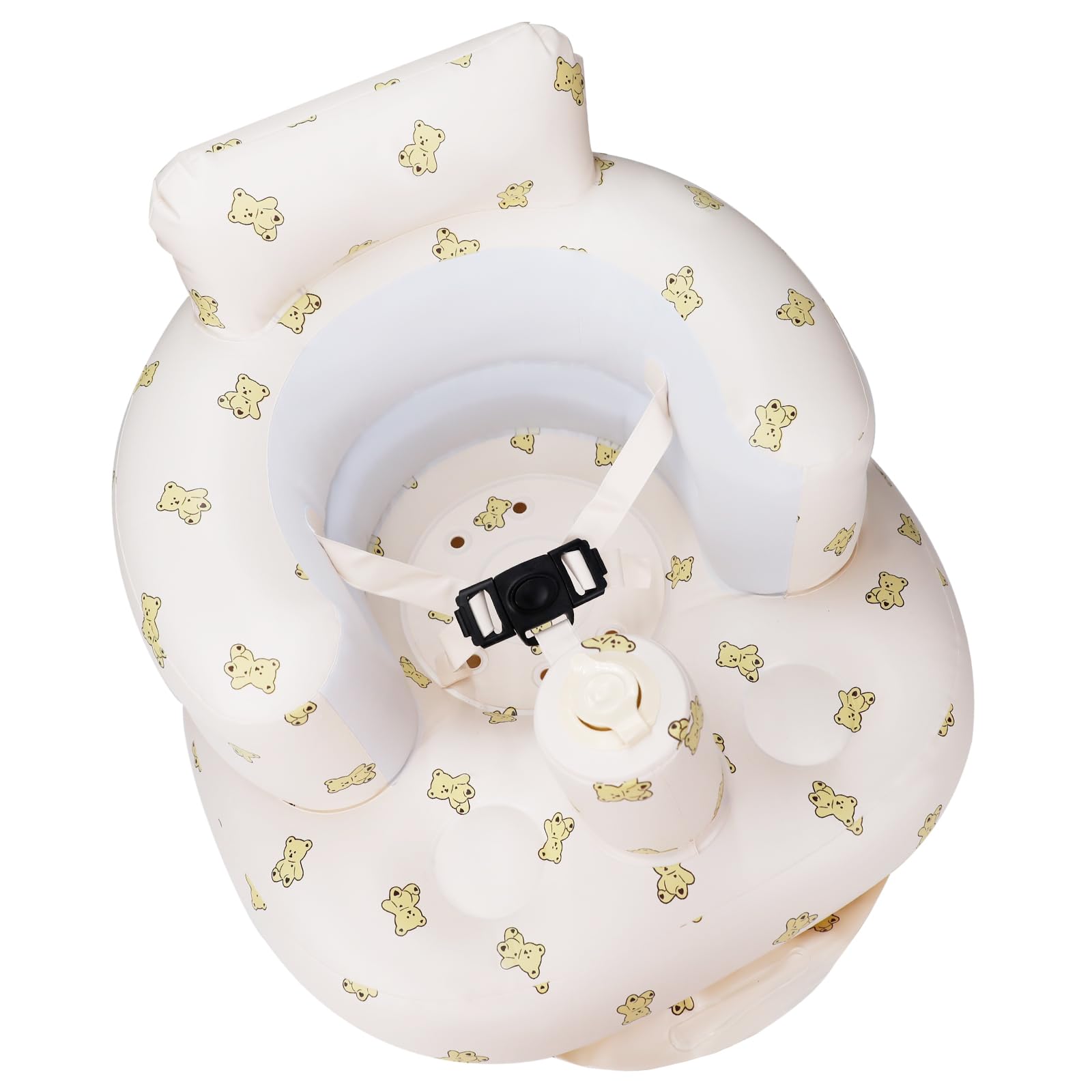 Upgraded AirSwim Inflatable Baby Seat for Babies 3 Months and Up, Inflatable Baby Chair with 3-Point Harness