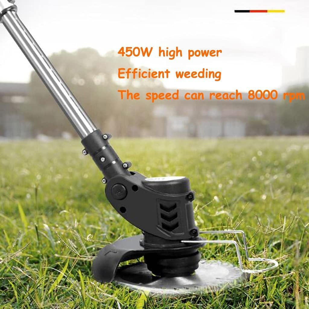 Tagliaerba a Batteria, tagliaerba rotativo, tagliaerba Elettrico Ricaricabile per Uso Domestico, tagliaerba Multifunzionale con Batteria al Litio per Agricoltura e Giardinaggio all'aperto