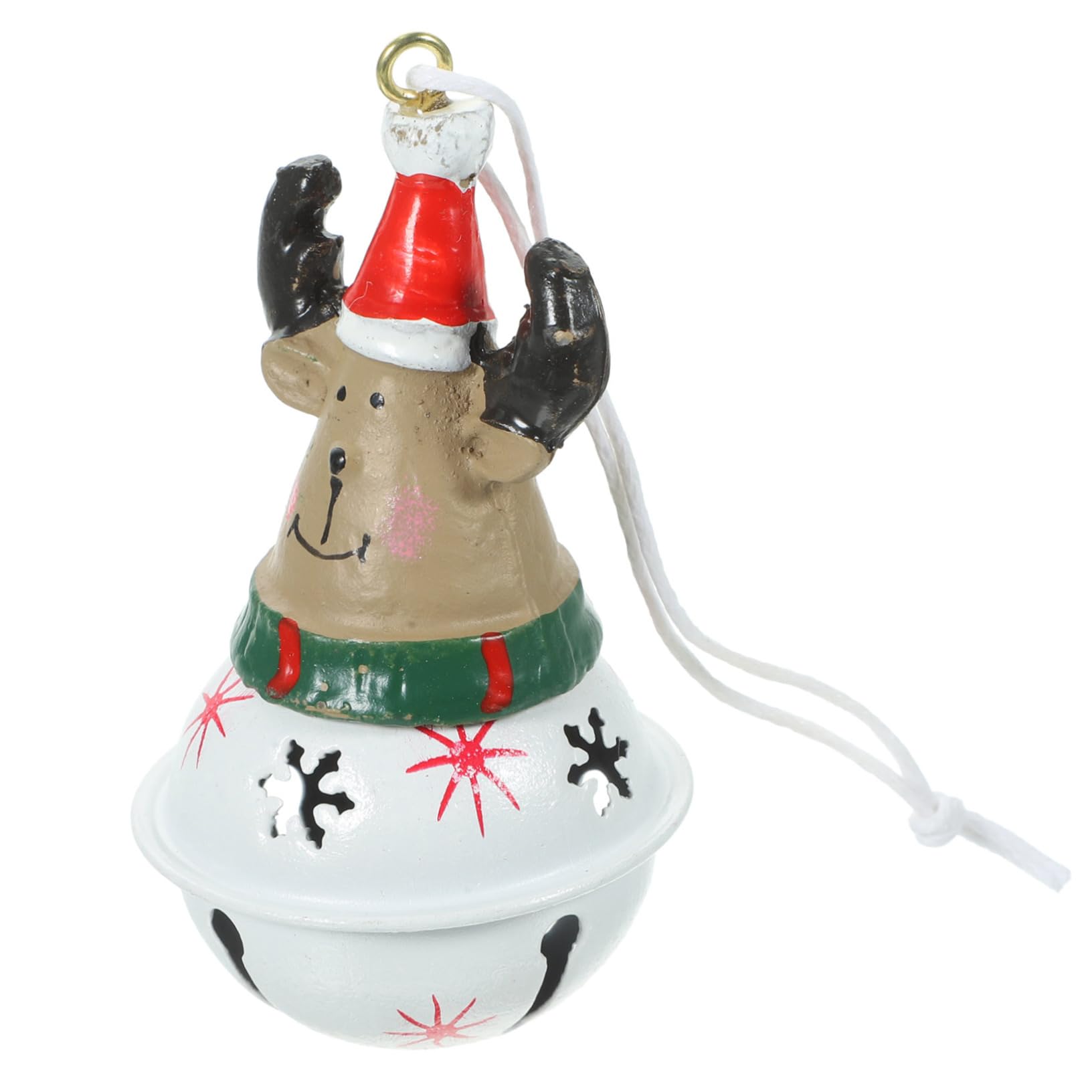 OFFSCH Xmas Festival Pendant Hand-Painted Christmas Bell Ornaments Christmas Decorations