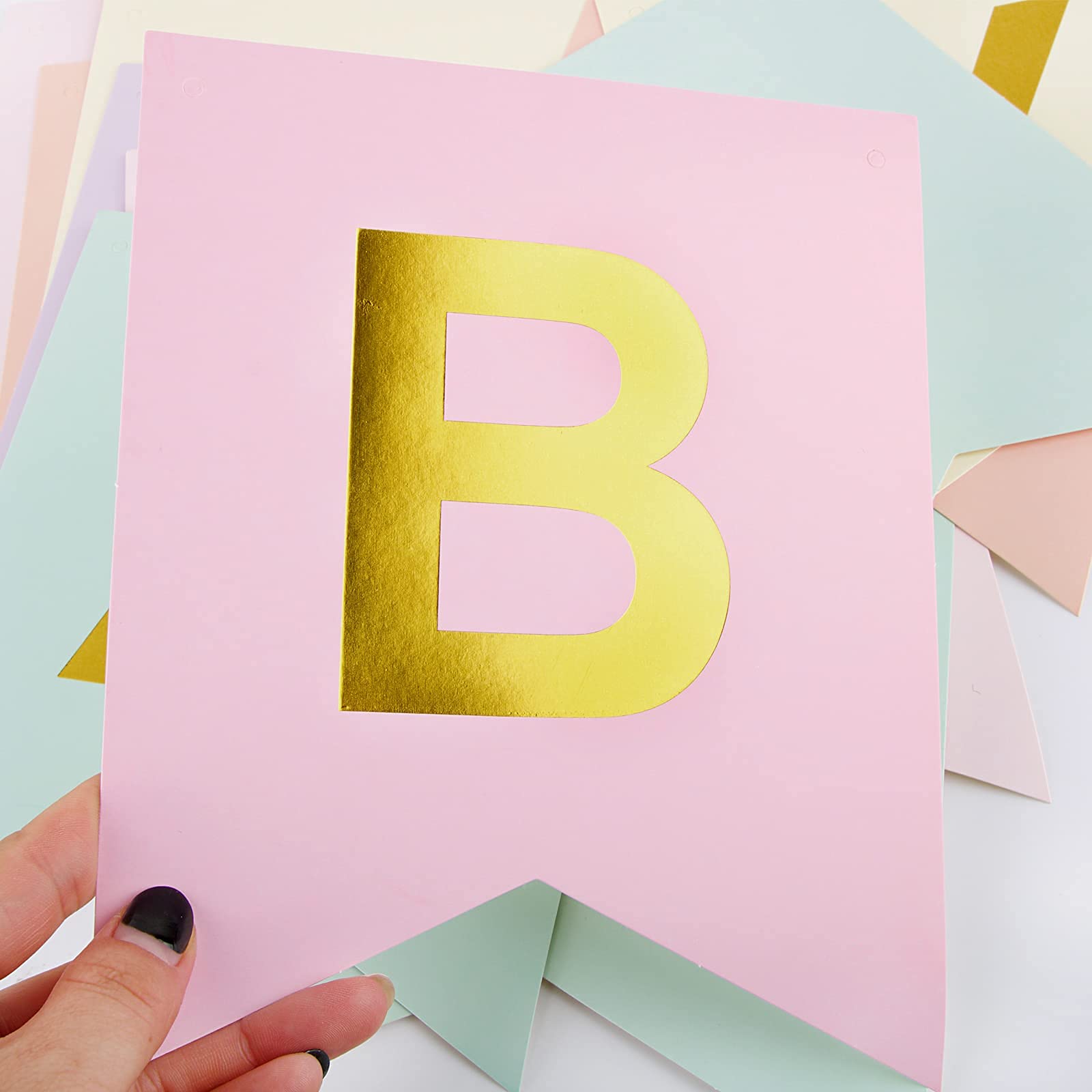 Guirnalda De Banderines Feliz Cumpleaños En Español - Decoración Para Fiestas, Incluye Cuerda Para Colgar - Ideal Para Cumpleaños Y Celebraciones