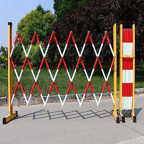 Barrera de Seguridad portátil Teles Traffic Bcade para cercas de accesos Exteriores con Ruedas, Resistente, fácil de Instalar, Ideal para Eventos, Obras de construcción y