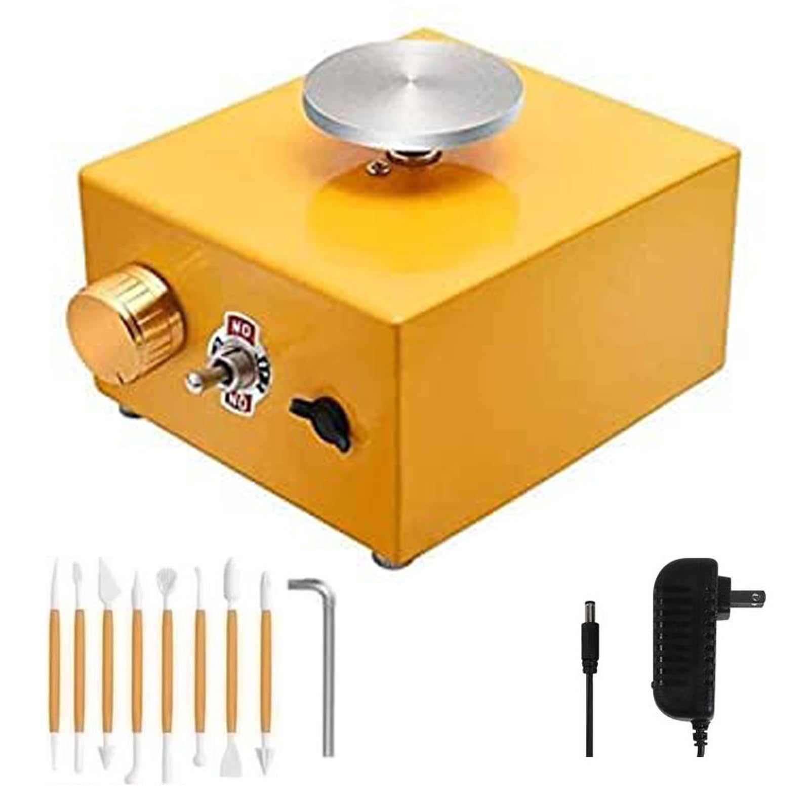 Machine à poterie et 8 couteaux en argile pour débutants, le coffret créatif idéal