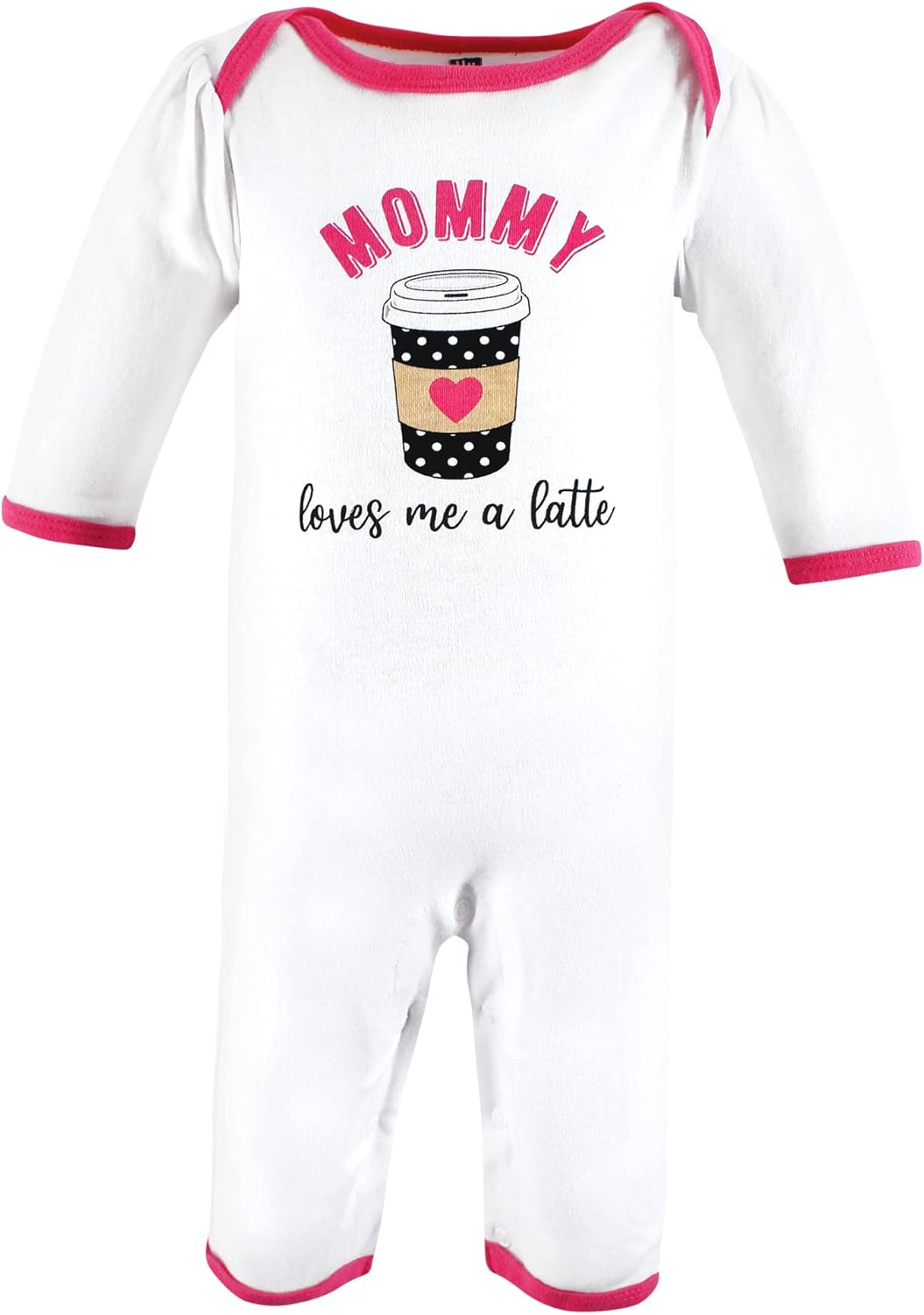 Hudson Baby Girls Unisex Cotton Coveralls, Mommys Latte, 3-6 Months, Mommys Latte, 3-6 Months US - Image 3