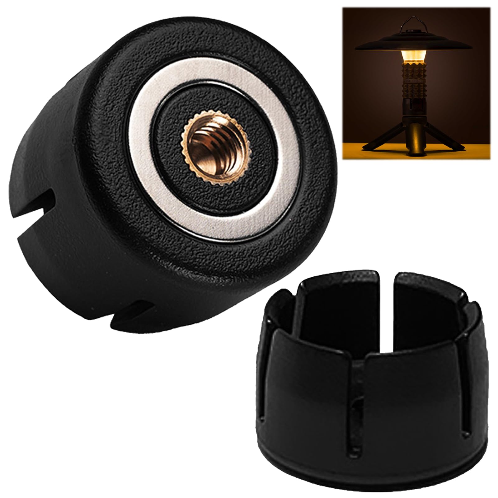 Magnetic Flashlight Lantern Base Compatible for Goalzero Emergency Light Base Emergency Light Mount Portable Small Lighthouse Adapter