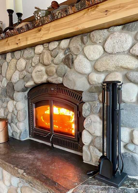 Miniatura 3 de Pilgrim Home and Hearth 18040 Arts and Crafts - Juego de herramientas para chimenea, 32 pulgadas de alto, 22 libras, negro mate