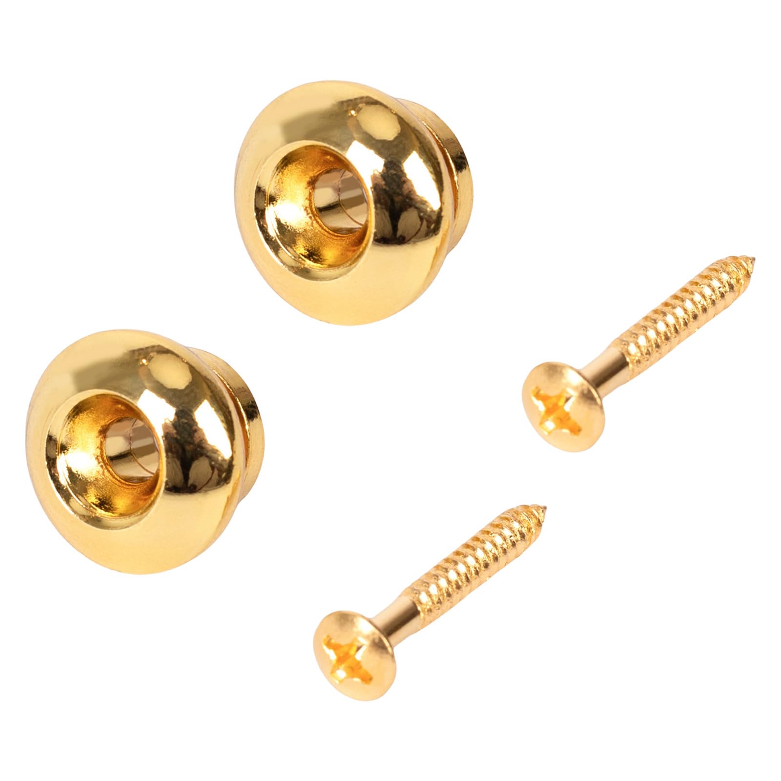 CAZSTYK 2pcs Guitar Strap Buttons Locks Guitar Straplocks Strap Retainer Pegs for Daily Practice Durability Buttons