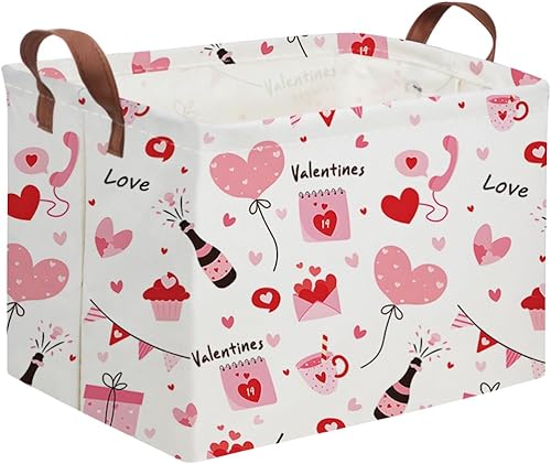 Miniatura 47 de FXOLCSHE - Cesta rectangular de animales, cesta de almacenamiento impermeable para recámara, cesta de guardería, cesta de almacenamiento para