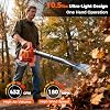 25.4CC 2-Cycle Gas Leaf Blower Handheld, Lightweight 432CFM 180MPH with Low Vibration & Cruise Control, Powerful Gas Powered Blower for Lawn Yard Care - Ideal Gifts for Men
